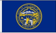 Nebraska Table Flags